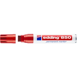Marker EDDING permanentny E-850 5-15mm - czerwony