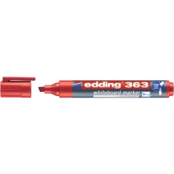 Marker EDDING do tablic E-363 1-5mm - czerwony
