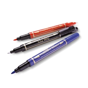 Marker PENTEL foliopis dwustronny N75W - niebieski-256000