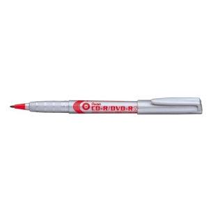 Marker PENTEL foliopis NMS51 do CD & DVD - czerwony-256025