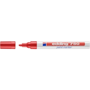Marker EDDING olejowy E-750 2-4mm - czerwony