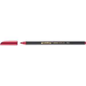 Marker EDDING pisak tekstylny cienka końcówka E-1200 1-3mm - metaliczny czerwony