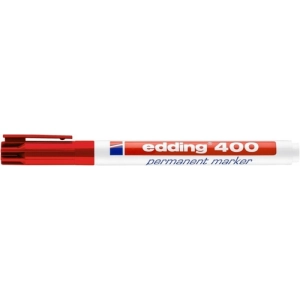 Marker EDDING permanentny E-400 1mm - czerwony-256230