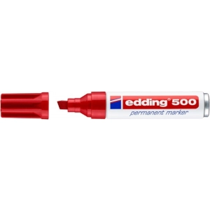 Marker EDDING permanentny E-500 2-7mm - czerwony