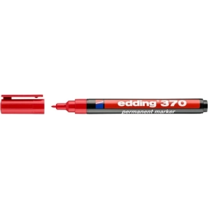 Marker EDDING permanentny E-370 1mm - czerwony