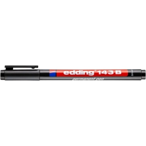 Marker EDDING foliopis E-143 - B 1-3mm - czarny-256318