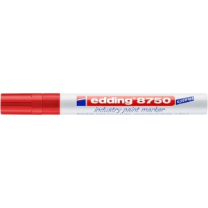 Marker EDDING olejowy przemysłowy E-8750 2-4mm - czerwony-256337