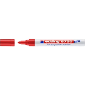 Marker EDDING olejowy przemysłowy E-8750 2-4mm - czerwony