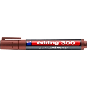 Marker EDDING permanentny E-300 1,5-3mm - brązowy-256339