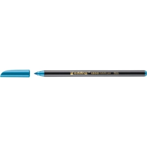 Marker EDDING pisak tekstylny cienka końcówka E-1200 1-3mm - metaliczny niebieski