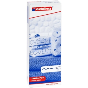 Marker EDDING pisak tekstylny E-4600 1mm - czarny-256361