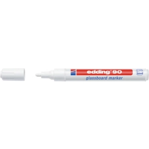 Marker EDDING do tablic szklanych E-90 2-3mm - biały