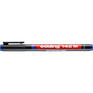 Marker EDDING foliopis E-142 - M 1,0mm - niebieski-256427