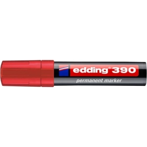 Marker EDDING permanentny E-390 4-12mm - czerwony-256473