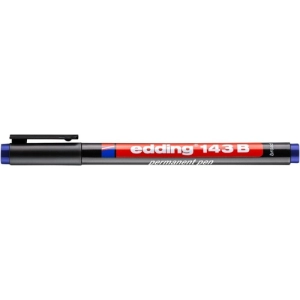 Marker EDDING foliopis E-143 - B 1-3mm - niebieski-256477