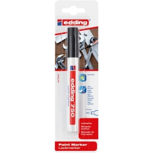 Marker EDDING olejowy E-750/1 2-4mm blister - czarny