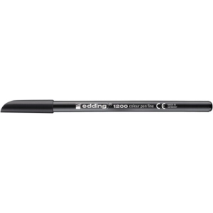 Marker EDDING pisak tekstylny cienka końcówka E-1200 1mm - czarny-256503