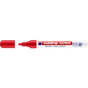 Marker EDDING kredowy E-4095 2-3mm - czerwony