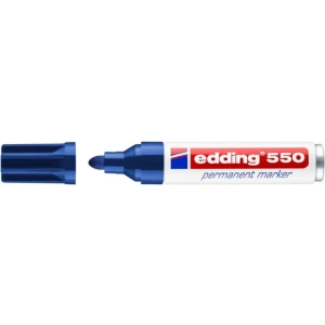 Marker EDDING permanentny E-550 3-4mm - niebieski