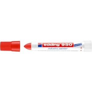 Marker EDDING w paście przemysłowy E-950 10mm - czerwony