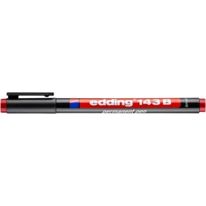 Marker EDDING foliopis E-143 - B 1-3mm - czerwony-256543