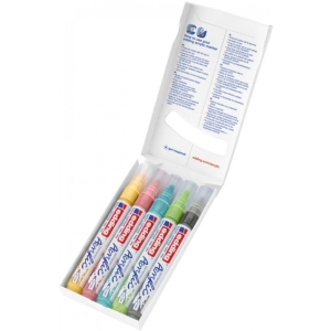 Marker EDDING akrylowy E-5100 2-3mm średni - op.5 mix kolorów pastelowe-256547