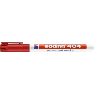 Marker EDDING permanentny E-404 0,75mm - czerwony-256634