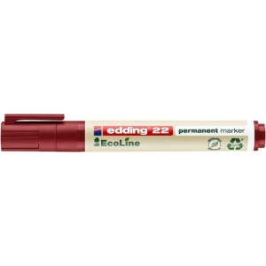 Marker EDDING permanentny E-22 1-5mm - czerwony-256647