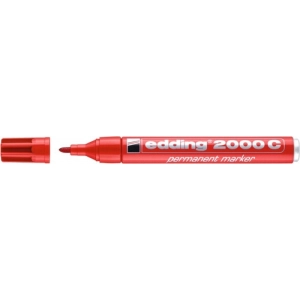 Marker EDDING permanentny E-2000C 1,5-3mm - czerwony