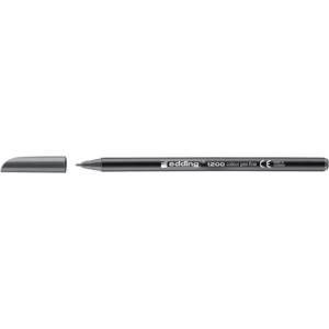 Marker EDDING pisak tekstylny cienka końcówka E-1200 1mm - szary