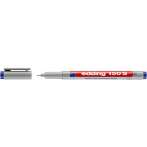 Marker EDDING foliopis zmywalny E-150 S 0,3mm - niebieski