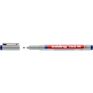 Marker EDDING foliopis zmywalny E-152 M 1,0mm - niebieski
