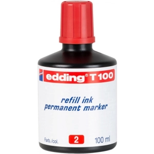 Tusz do uzupełniania markerów permanentnych e-T 100 EDDING czerwony