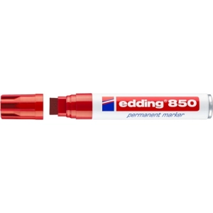 Marker EDDING permanentny E-850 5-15mm - czerwony