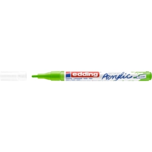 Marker EDDING akrylowy E-5300 1-2mm -   matowy żółtozielony