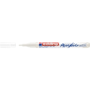 Marker EDDING akrylowy E-5300 1-2mm -   matowa biel