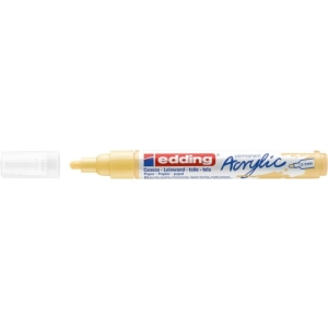 Marker EDDING akrylowy E-5100 2-3mm -   matowy żółty pastel