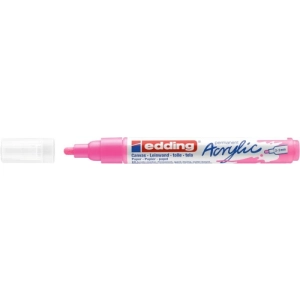 Marker EDDING akrylowy E-5100 2-3mm -   różowy neonowy