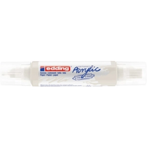 Marker EDDING akrylowy E-5400 3D podwójny 2-3mm , 5-10mm -  matowa biel-256850