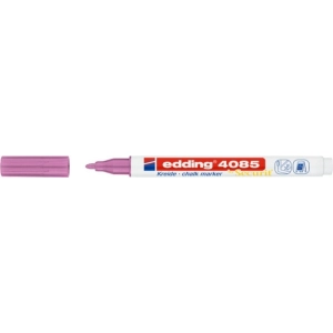Marker EDDING kredowy E-4085 1-2mm - metaliczny różowy