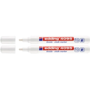 Marker EDDING kredowy E-4095 2-3mm - op.2 blister biały-256878