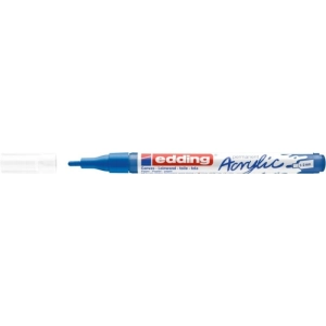 Marker EDDING akrylowy E-5300 1-2mm -   matowy błękit gencjanowy