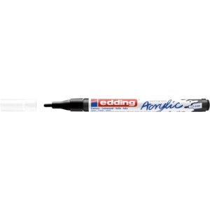 Marker EDDING akrylowy E-5300 1-2mm -   matowy czarny