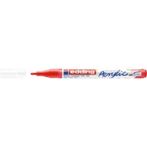 Marker EDDING akrylowy E-5300 1-2mm -   matowa czerwień