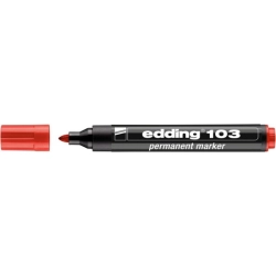 Marker EDDING permanentny E-103 - czerwony