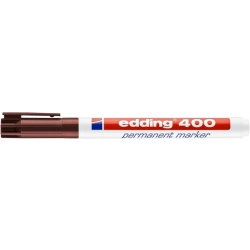 Marker EDDING permanentny E-400 1mm - brązowy