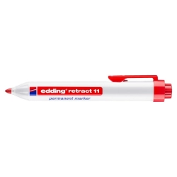 Marker EDDING permanentny E-11 automatyczny 1,5-3mm - czerwony