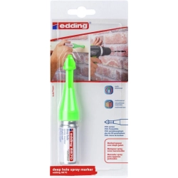 Marker EDDING w spreju do głębokich otworów E-8870 - blister zielony neon