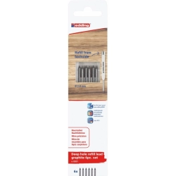 Wymienne wkłady e-8881 EDDING do ołówka e-8880 6 szt. blister grafitowe