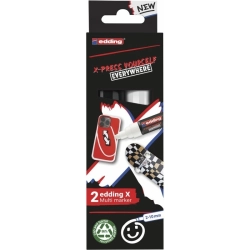 Marker EDDING multi marker E-6900 op.2 - biały / czarny